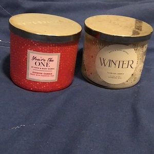 Bath & body works, scented candles, large